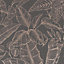 Boutique Paradise Brown Leaves Smooth Wallpaper