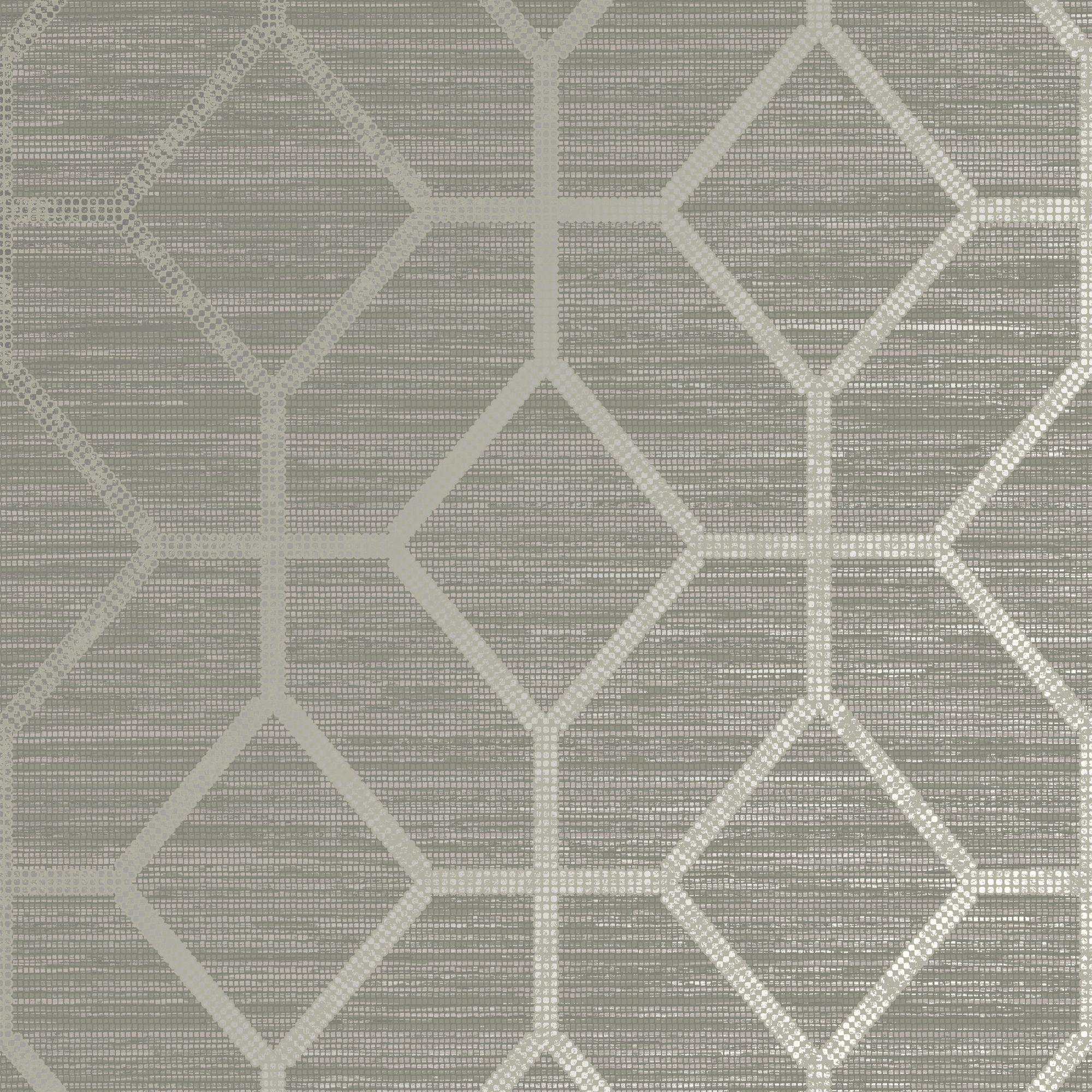 Boutique Sage Asscher geo Smooth Wallpaper