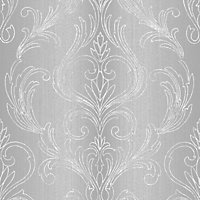 Boutique Valentino Damask Glitter effect Textured Wallpaper
