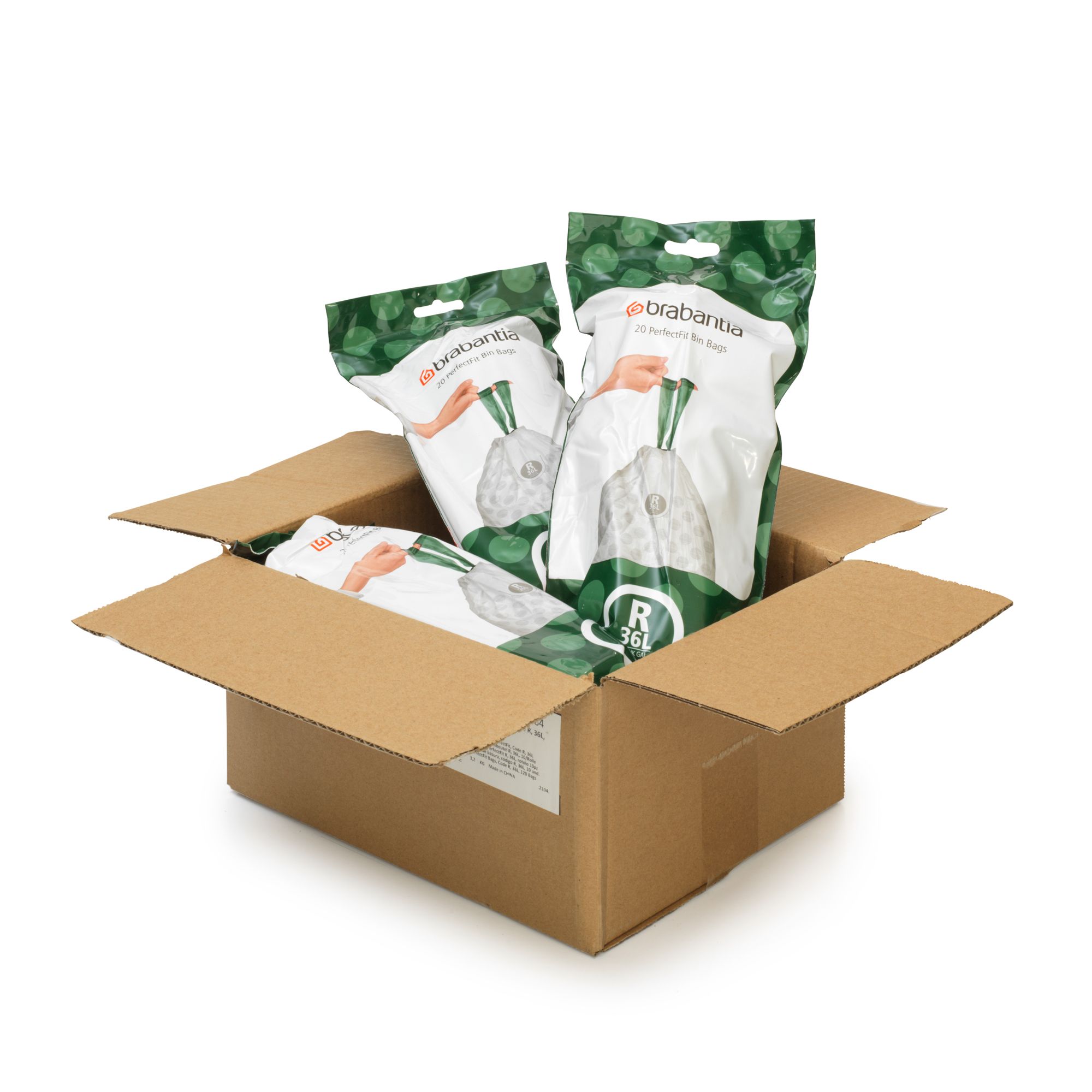 Brabantia 36L Bin liner, Set of 6