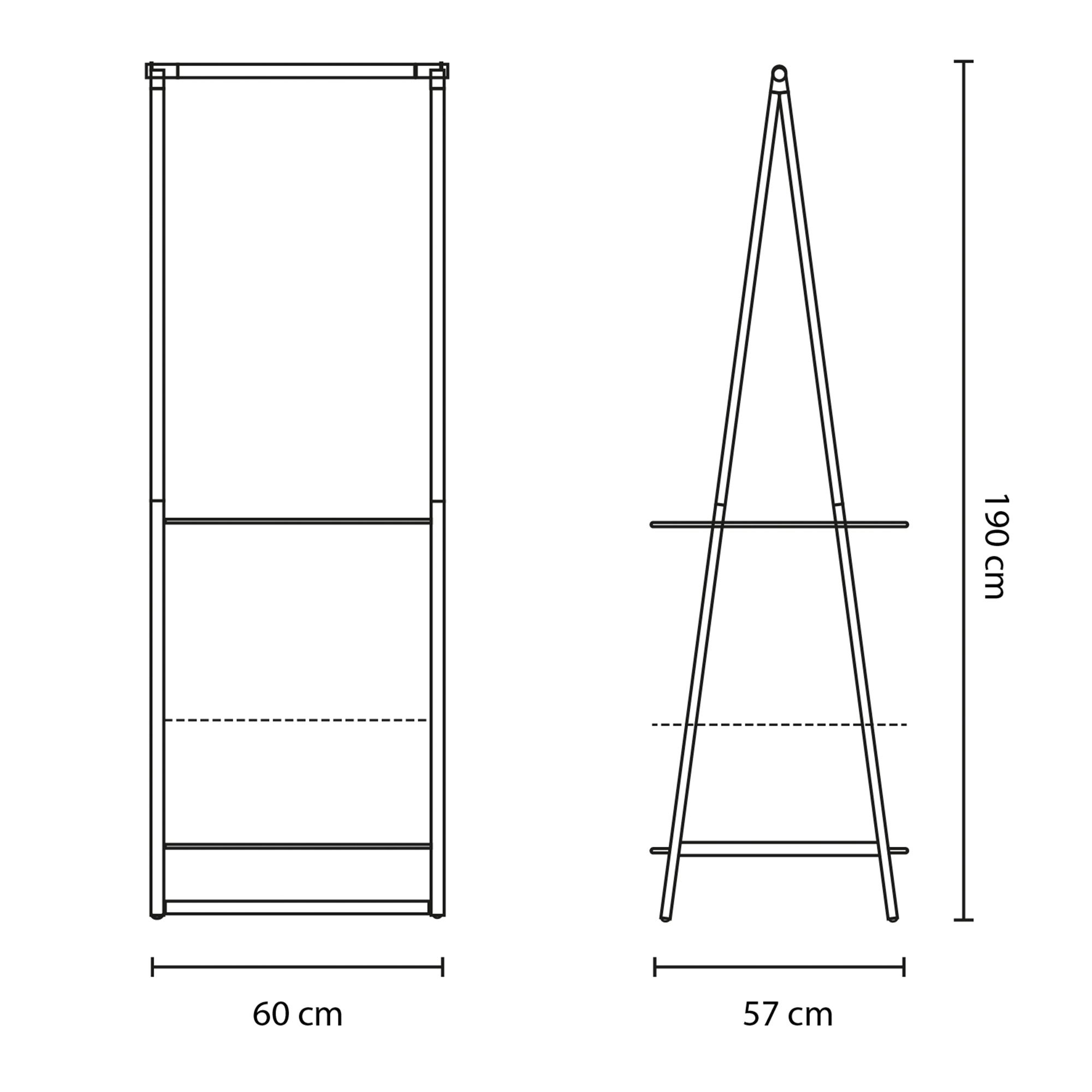 Brabantia Black 2 Tier Laundry Airer