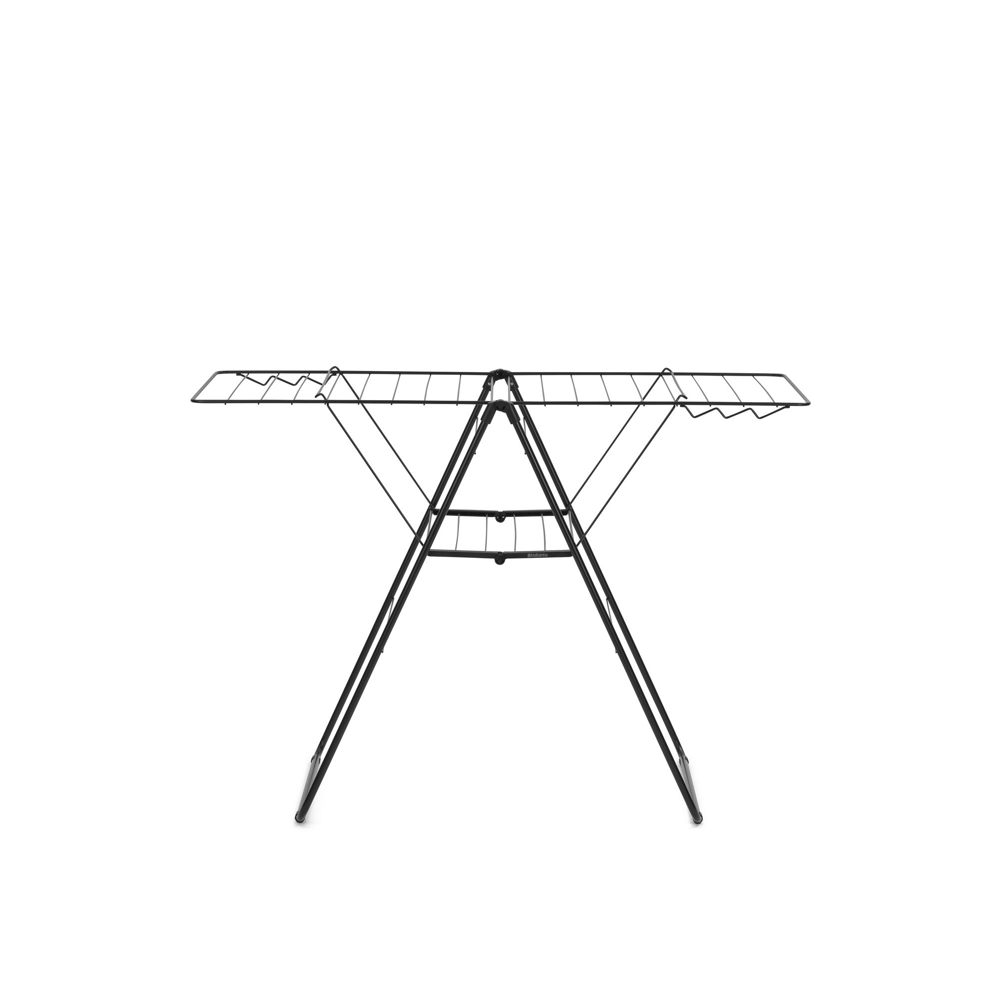 Brabantia Black Foldable Laundry Airer, 20m