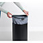 Brabantia Black Steel Laundry bin, 35L