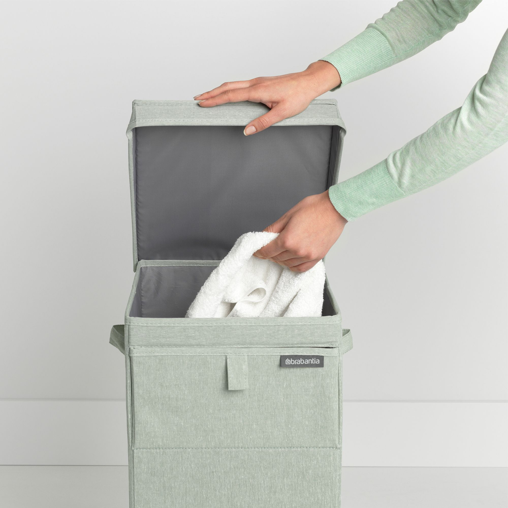 Brabantia Green Fabric Laundry basket, 35L