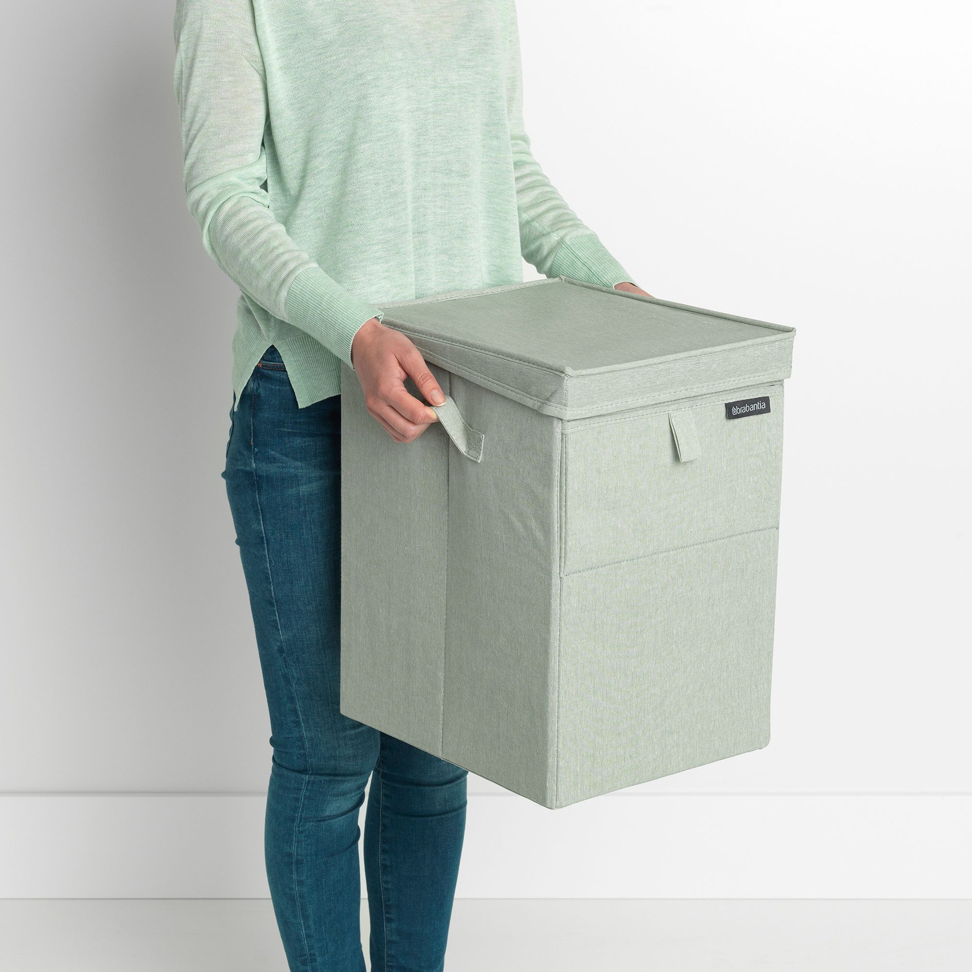 Brabantia Green Fabric Laundry basket, 35L