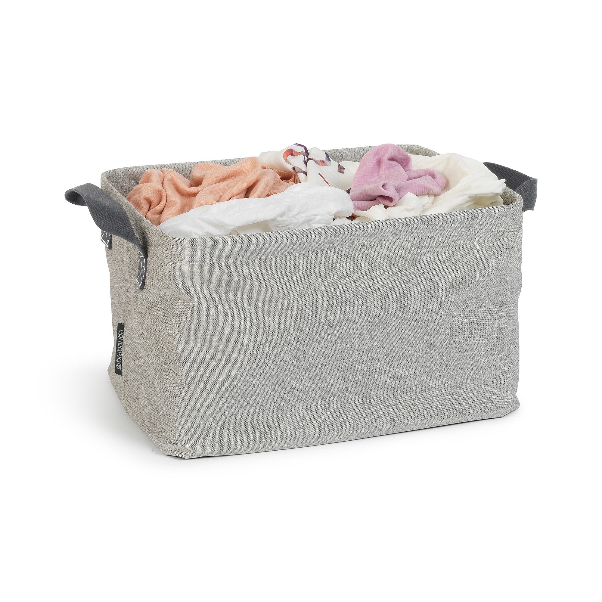 Brabantia Grey Fabric Laundry basket, 35L