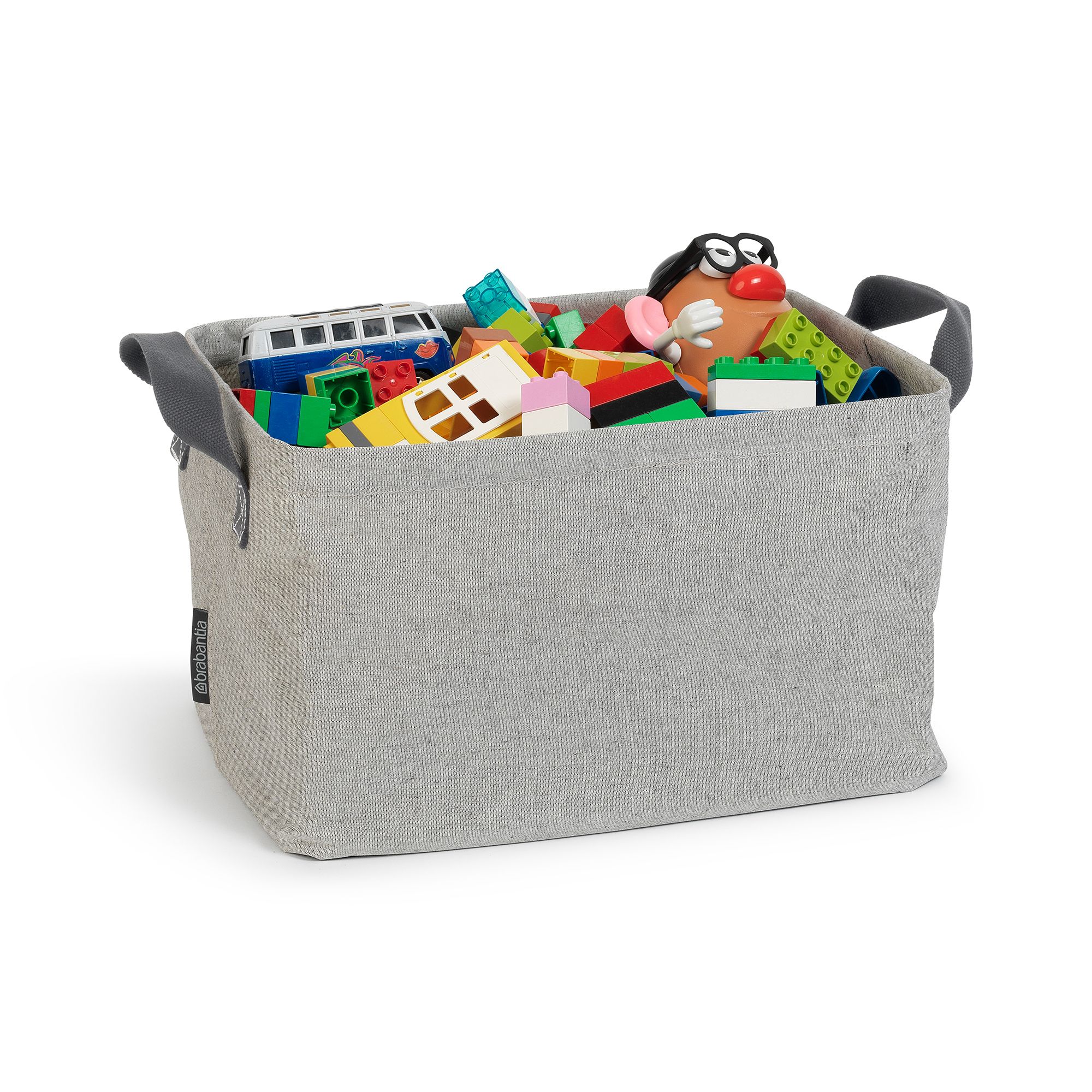 Brabantia Grey Fabric Laundry basket, 35L