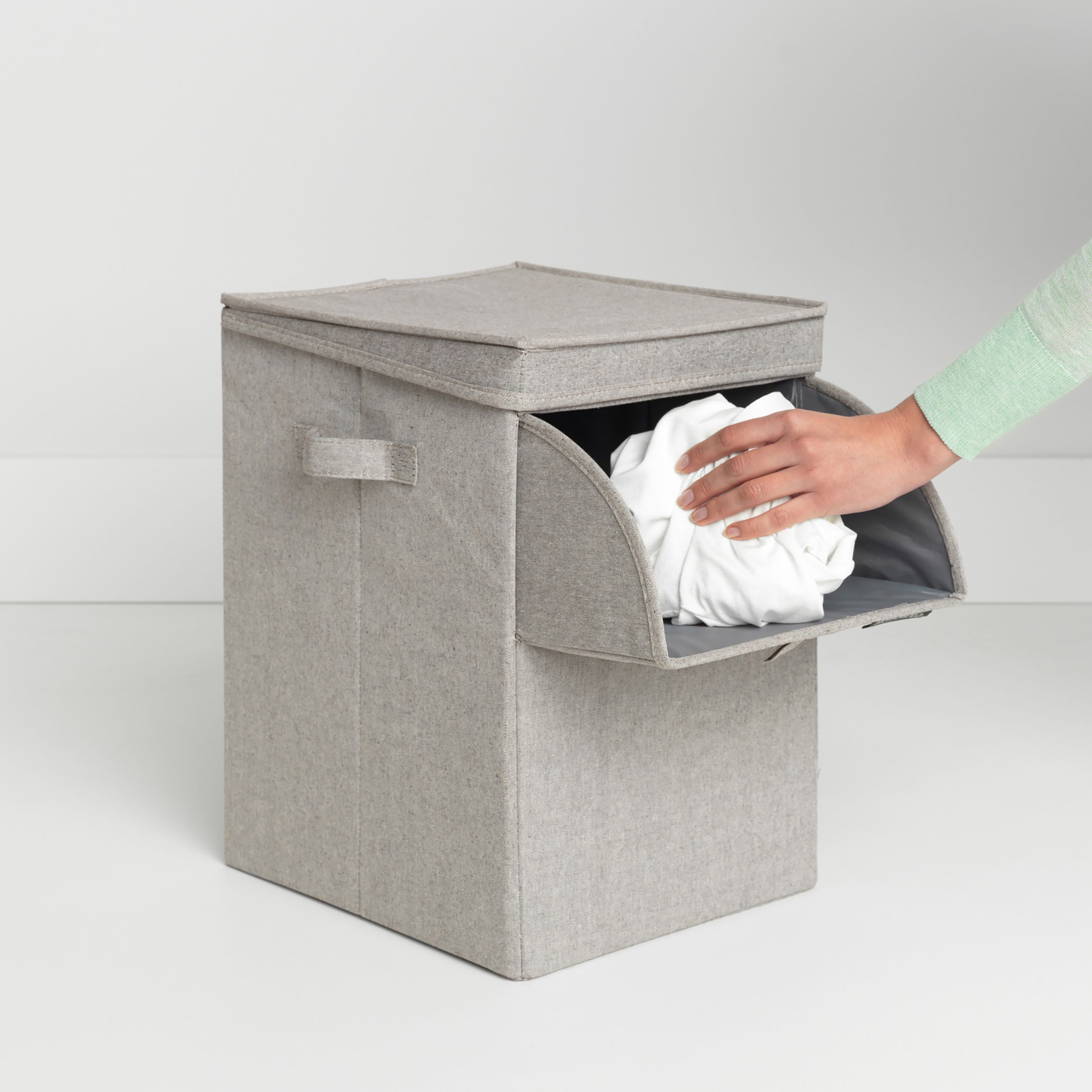 Brabantia Grey Fabric Laundry box, 35L