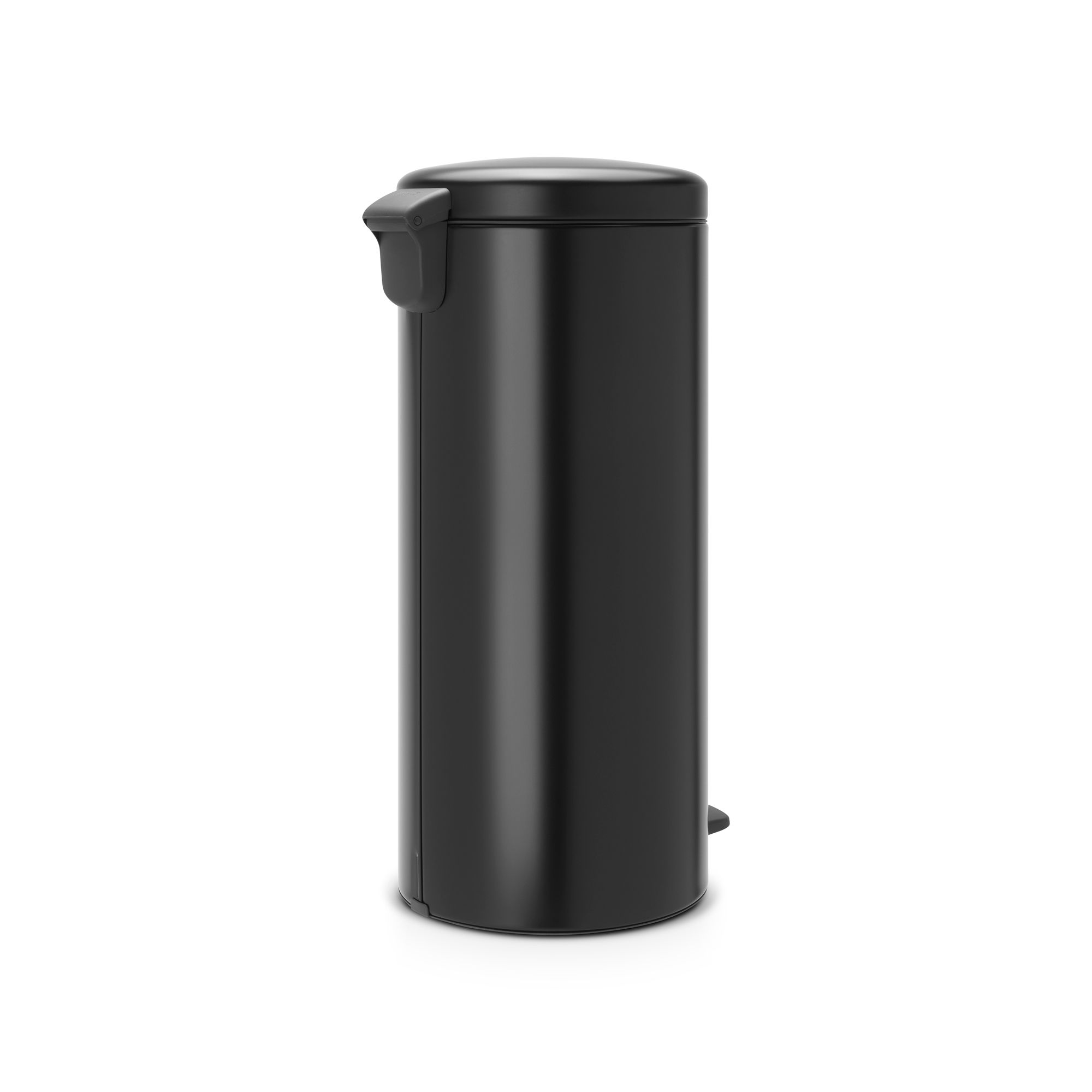 Brabantia Matt Black Metal Pedal Bin - 30L