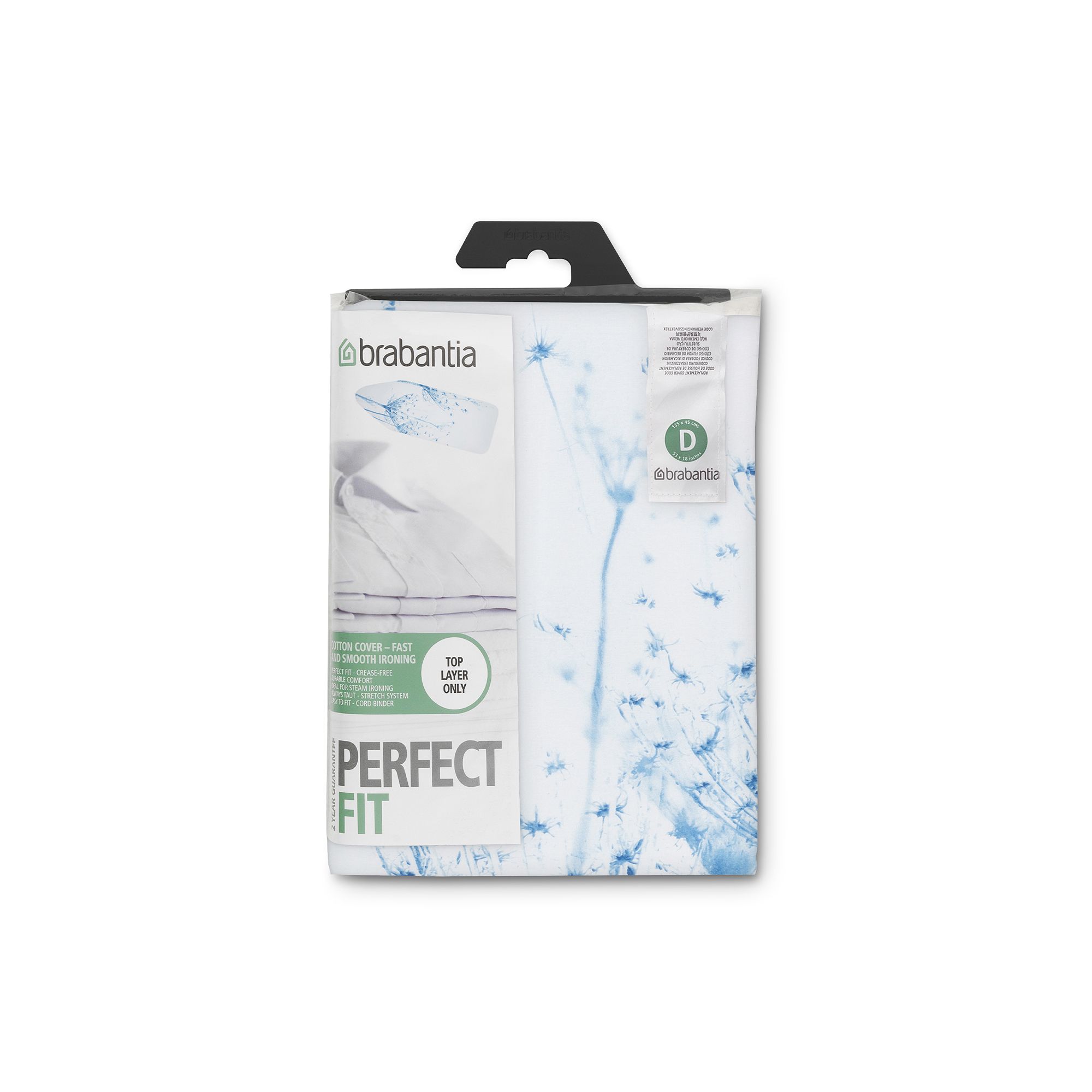 Brabantia Mixed neutral Elasticated Ironing board cover (L)147cm (W)55.5cm