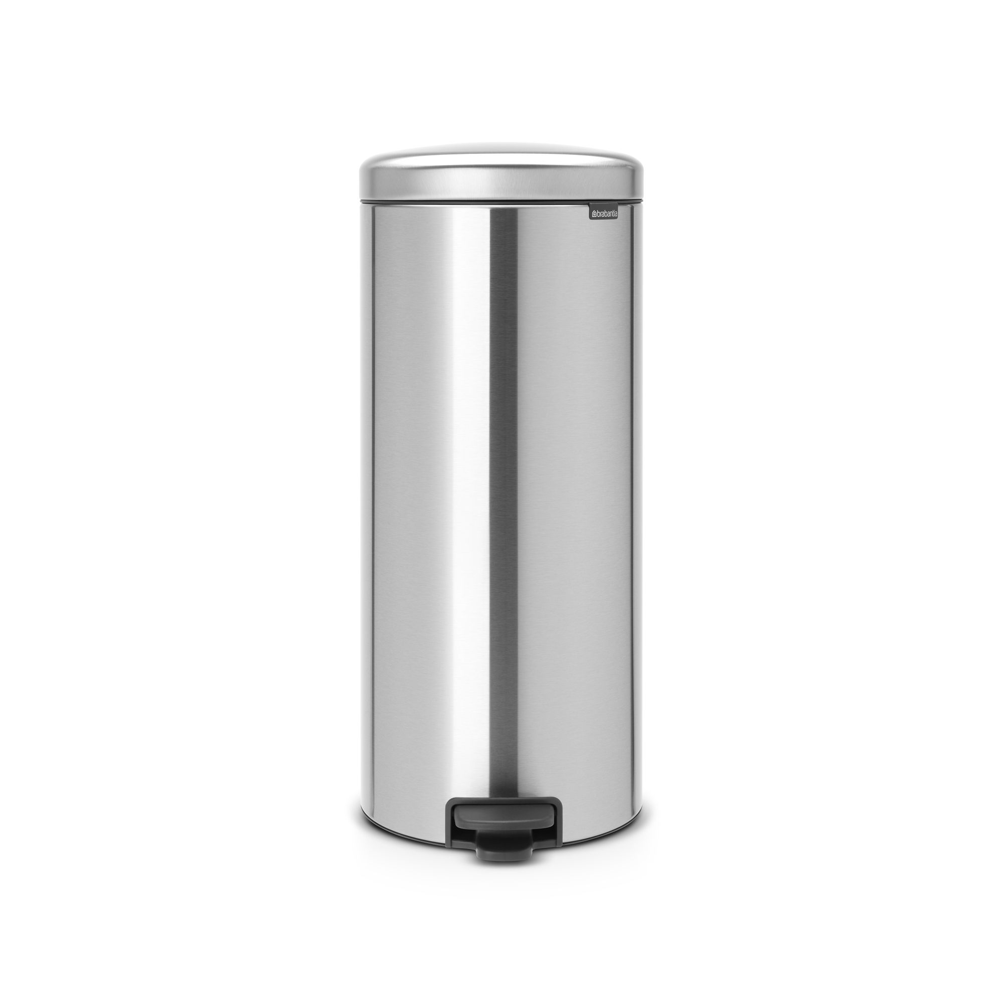 Brabantia Pedal Metal Brushed steel Pedal Bin - 30L Freestanding