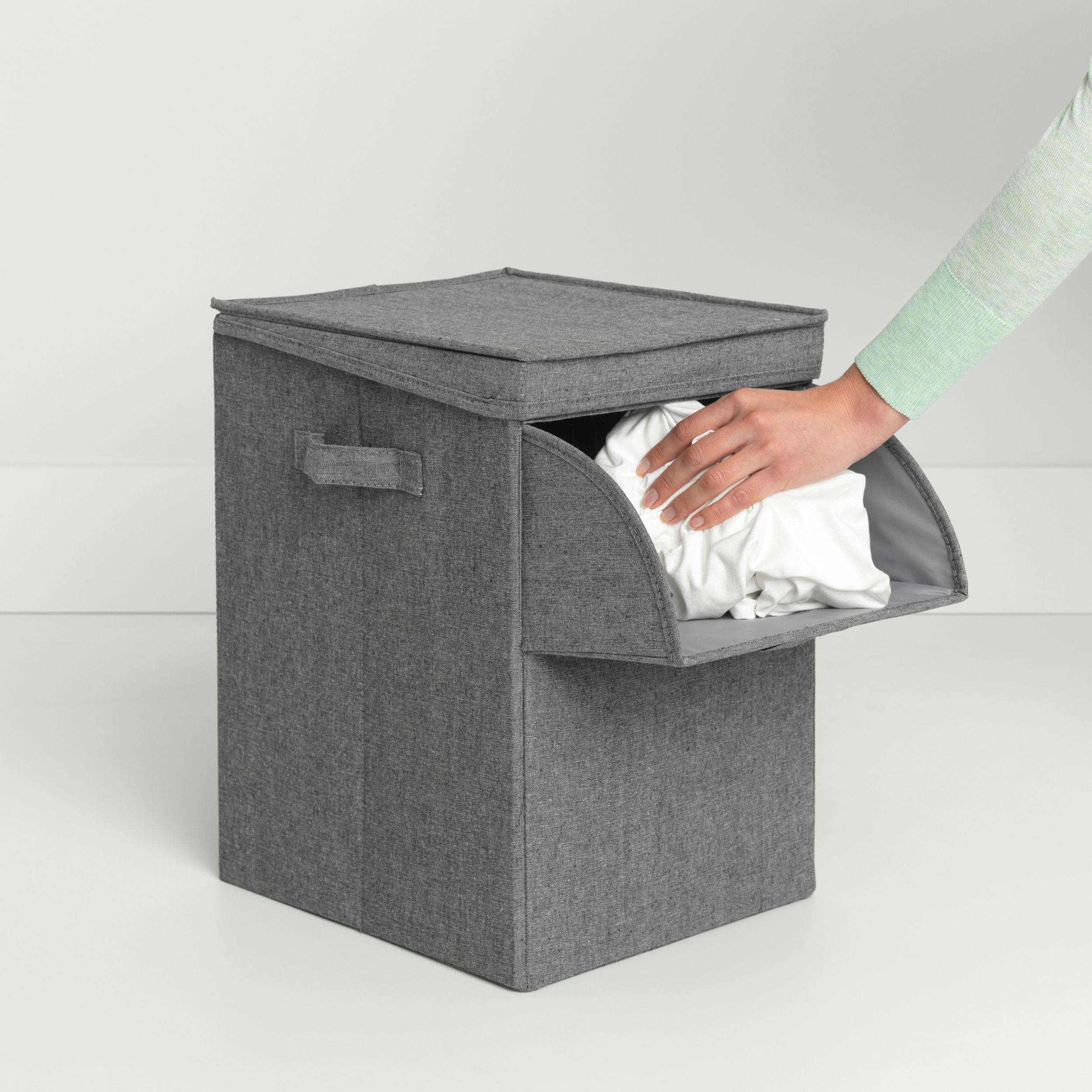 Brabantia Pepper black Fabric Laundry box, 35L