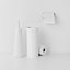 Brabantia ReNew White Plastic & steel Set of toilet accessories, Set of 3