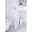 Brabantia ReNew White Plastic & steel Set of toilet accessories, Set of 3