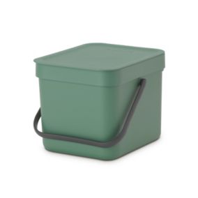 Brabantia Sort & Go Fir green Plastic Bin - 6L