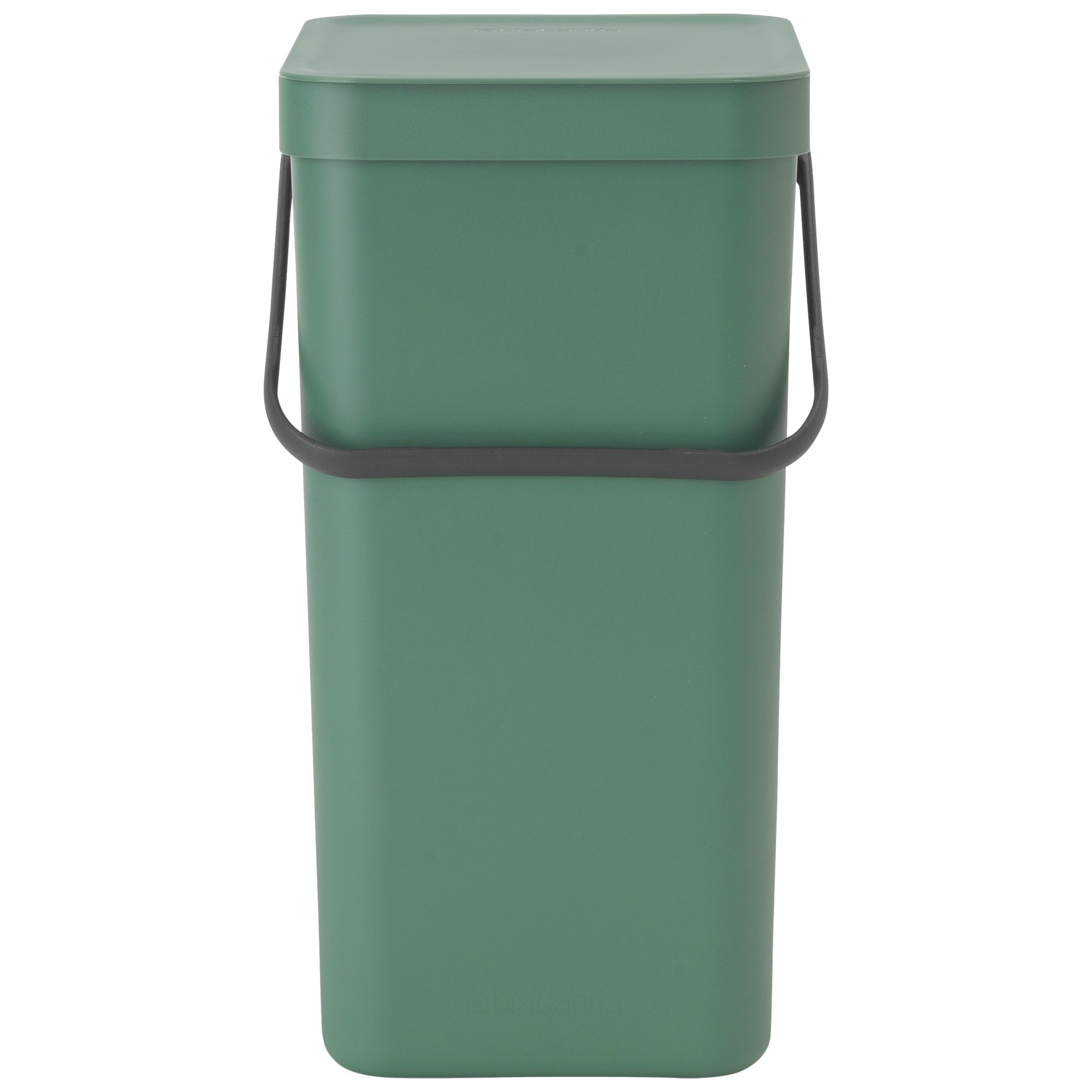 Brabantia Sort & Go Hinged Standard Fir green Plastic Bin - 16L Freestanding