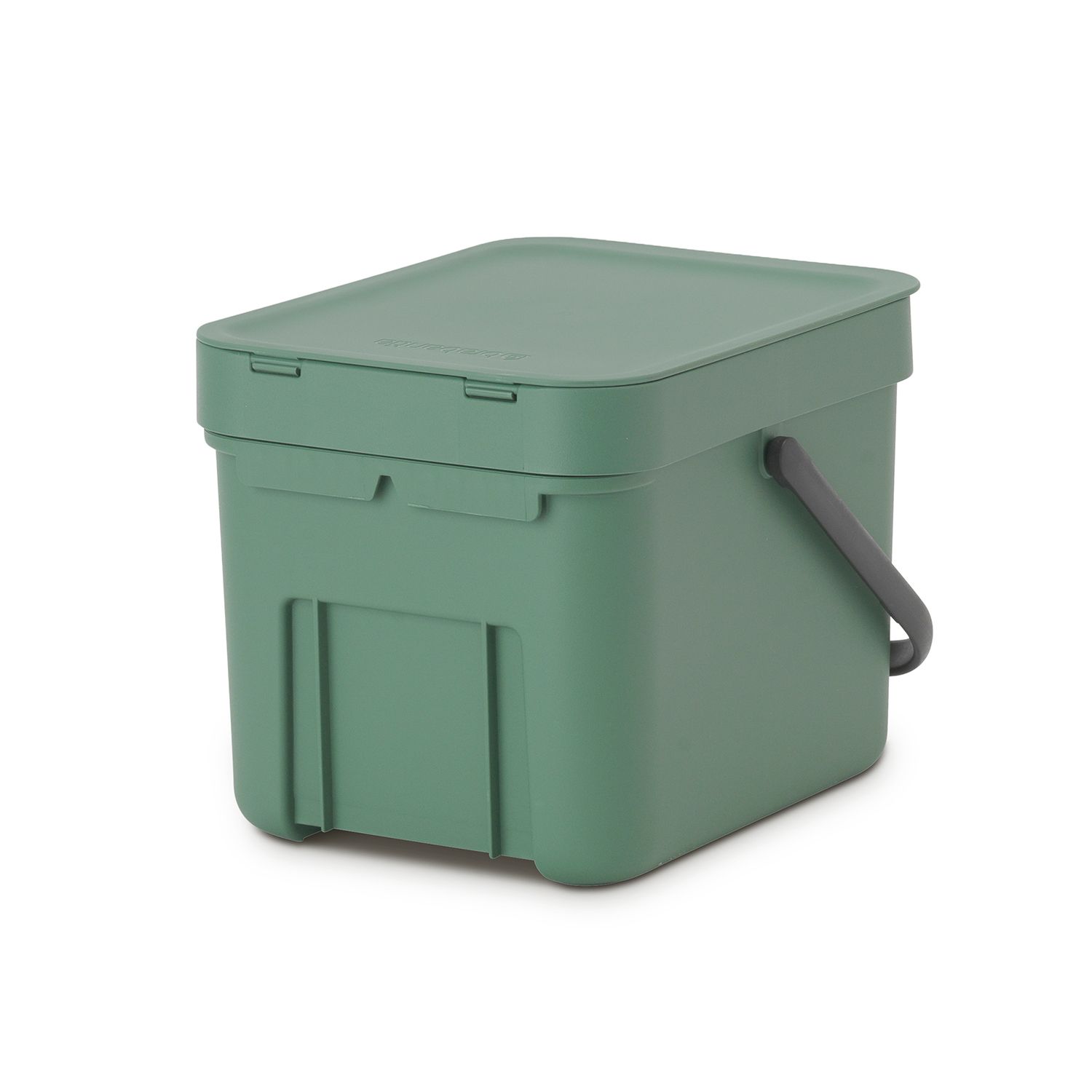 Brabantia Sort & Go Hinged Standard Fir green Plastic Bin - 6L Freestanding