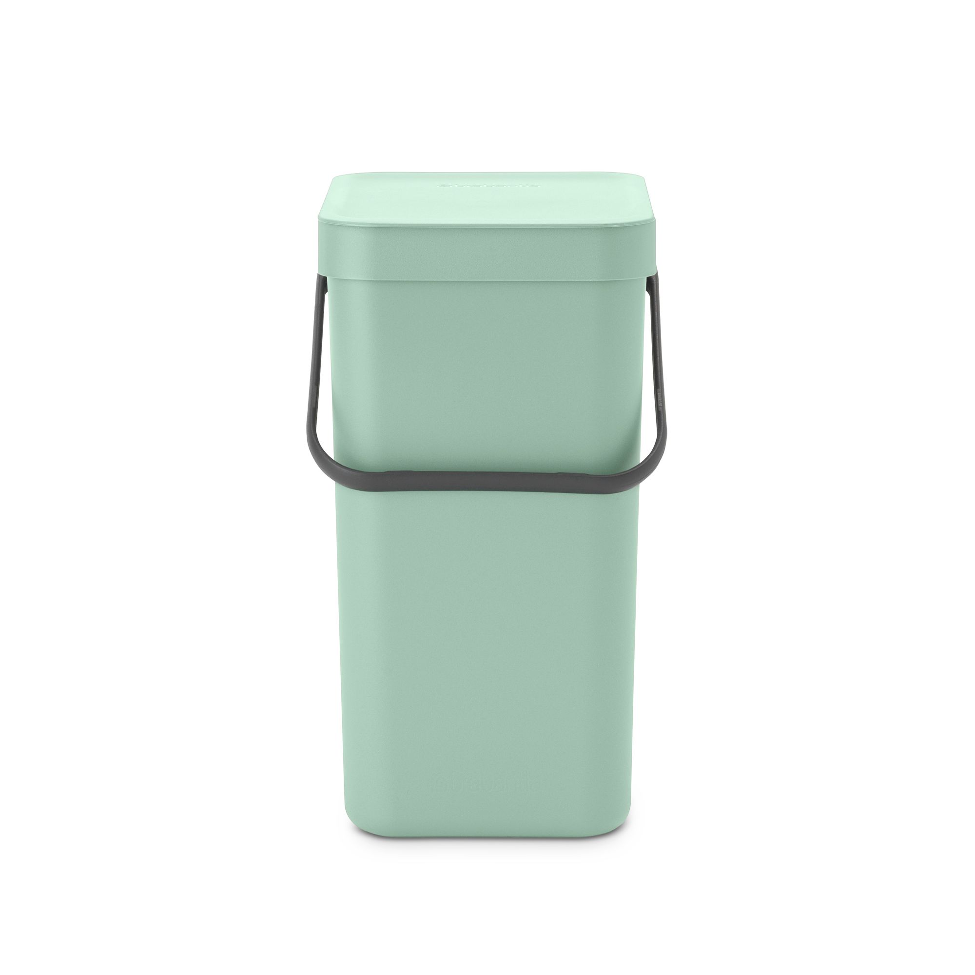 Brabantia Sort & Go Hinged Standard Jade green Plastic Bin - 12L Freestanding