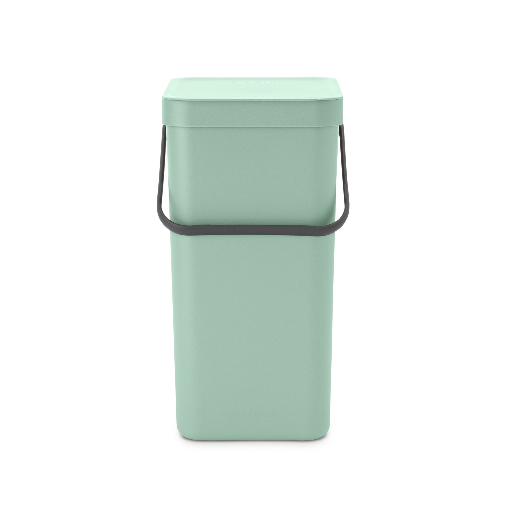 Brabantia Sort & Go Hinged Standard Jade green Plastic Bin - 16L Freestanding