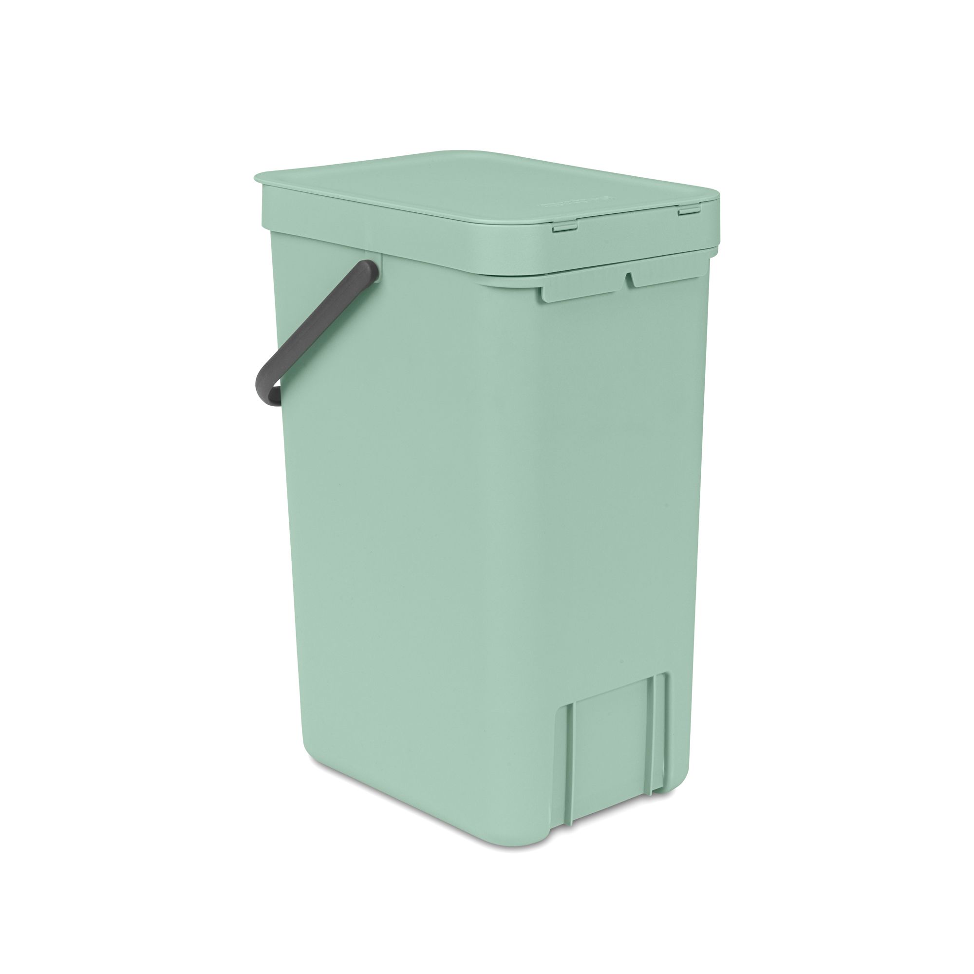 Brabantia Sort & Go Hinged Standard Jade green Plastic Bin - 16L Freestanding