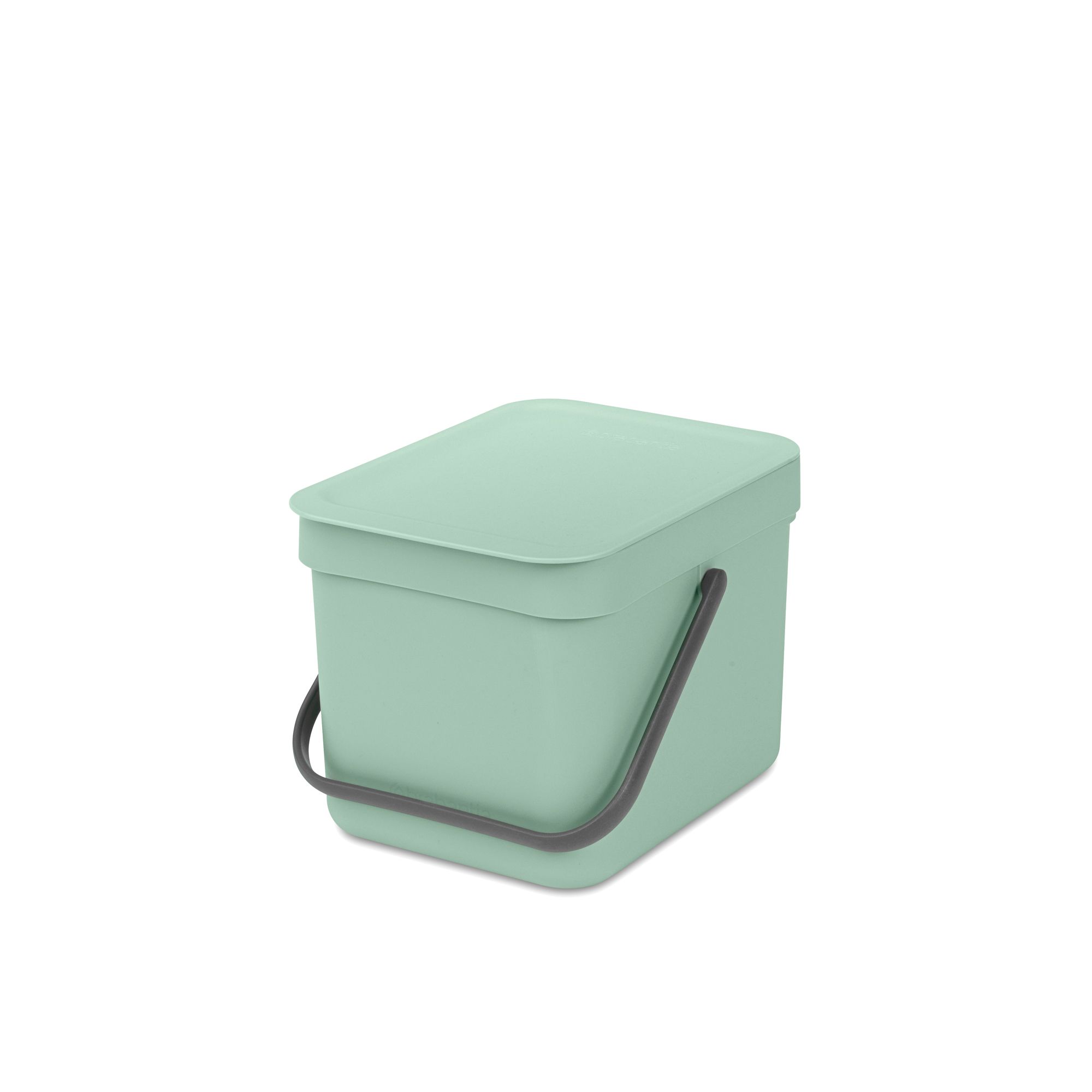 Brabantia Sort & Go Hinged Standard Jade green Plastic Bin - 6L Freestanding