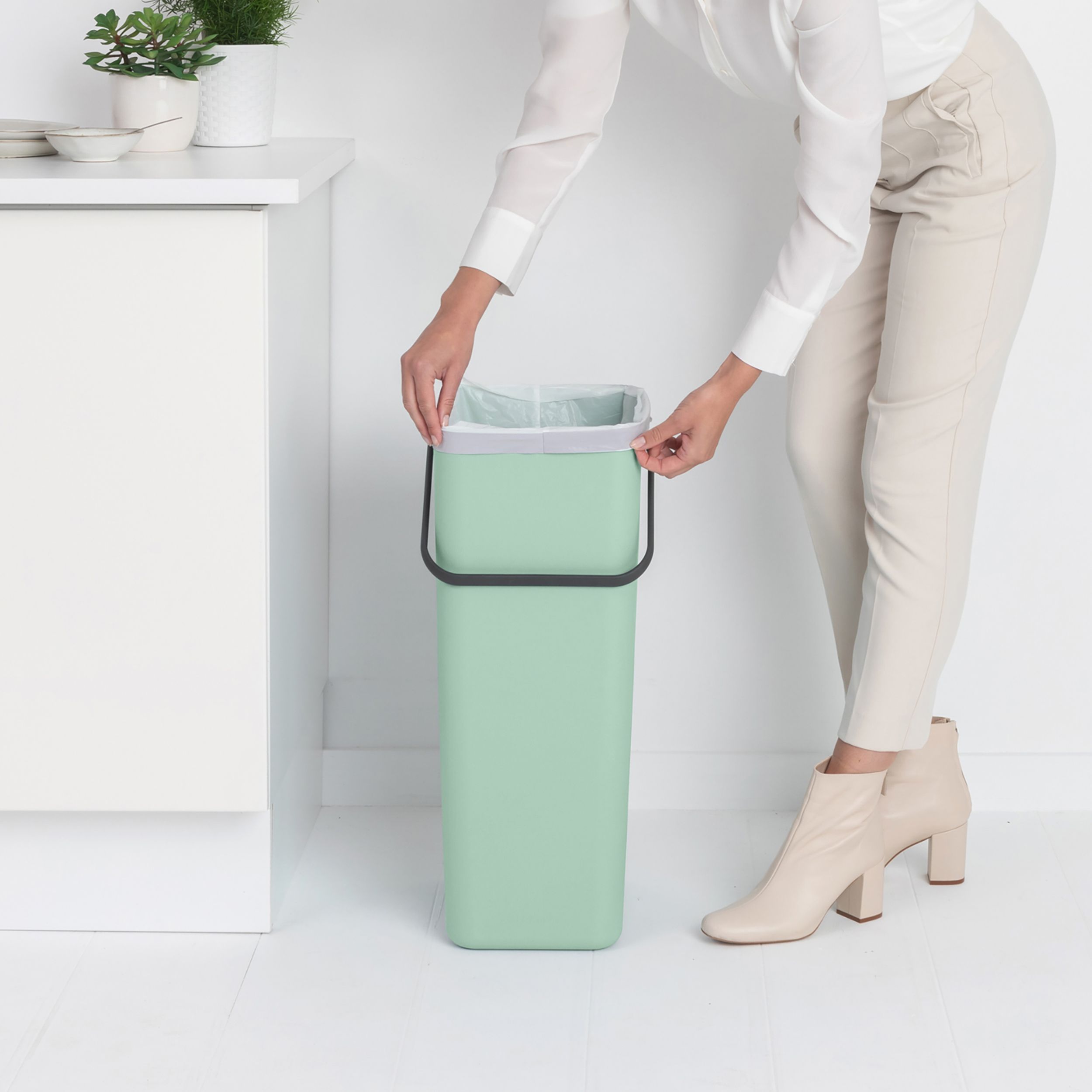 Brabantia Sort & Go Jade Green Recycling bin - 40L