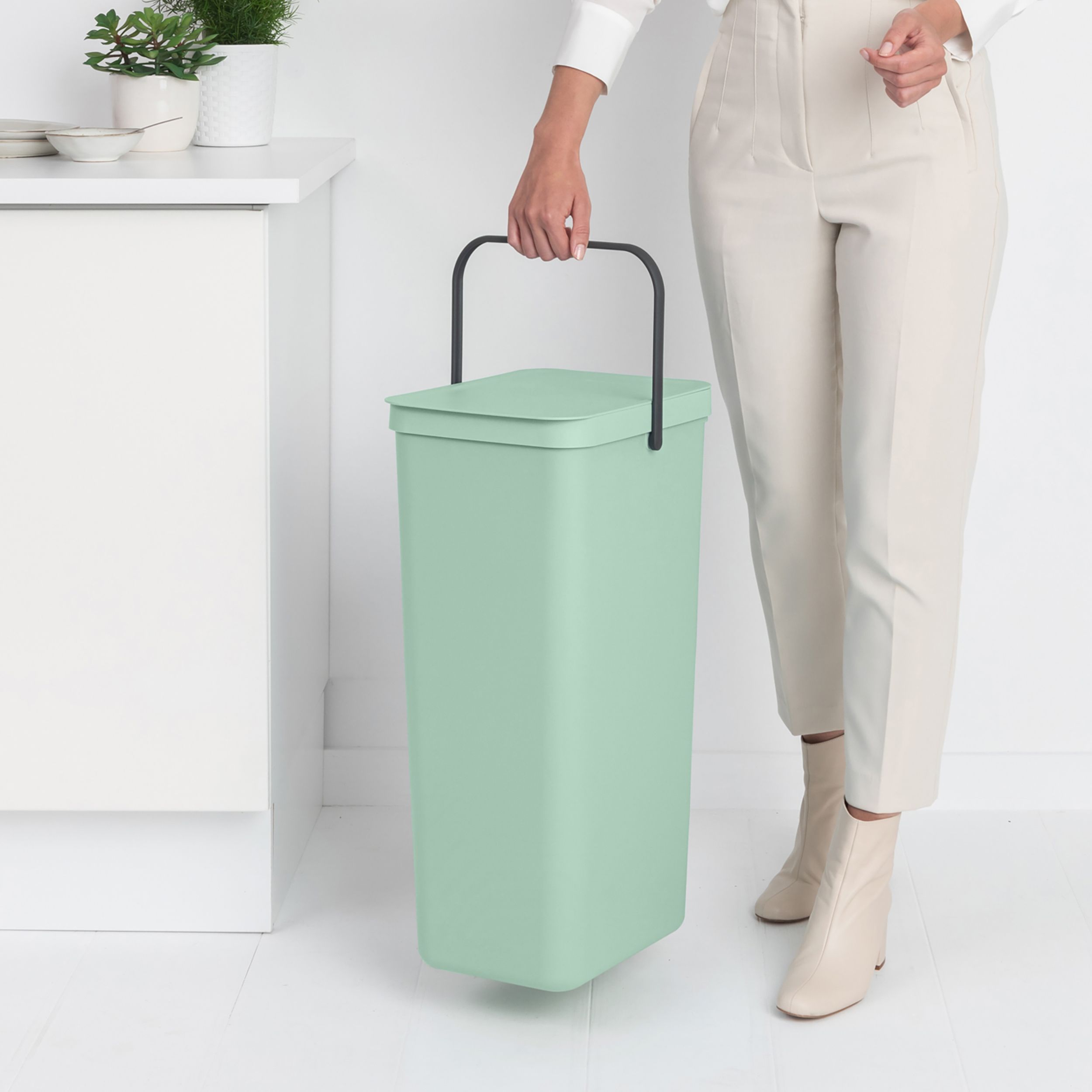 Brabantia Sort & Go Jade Green Recycling bin - 40L