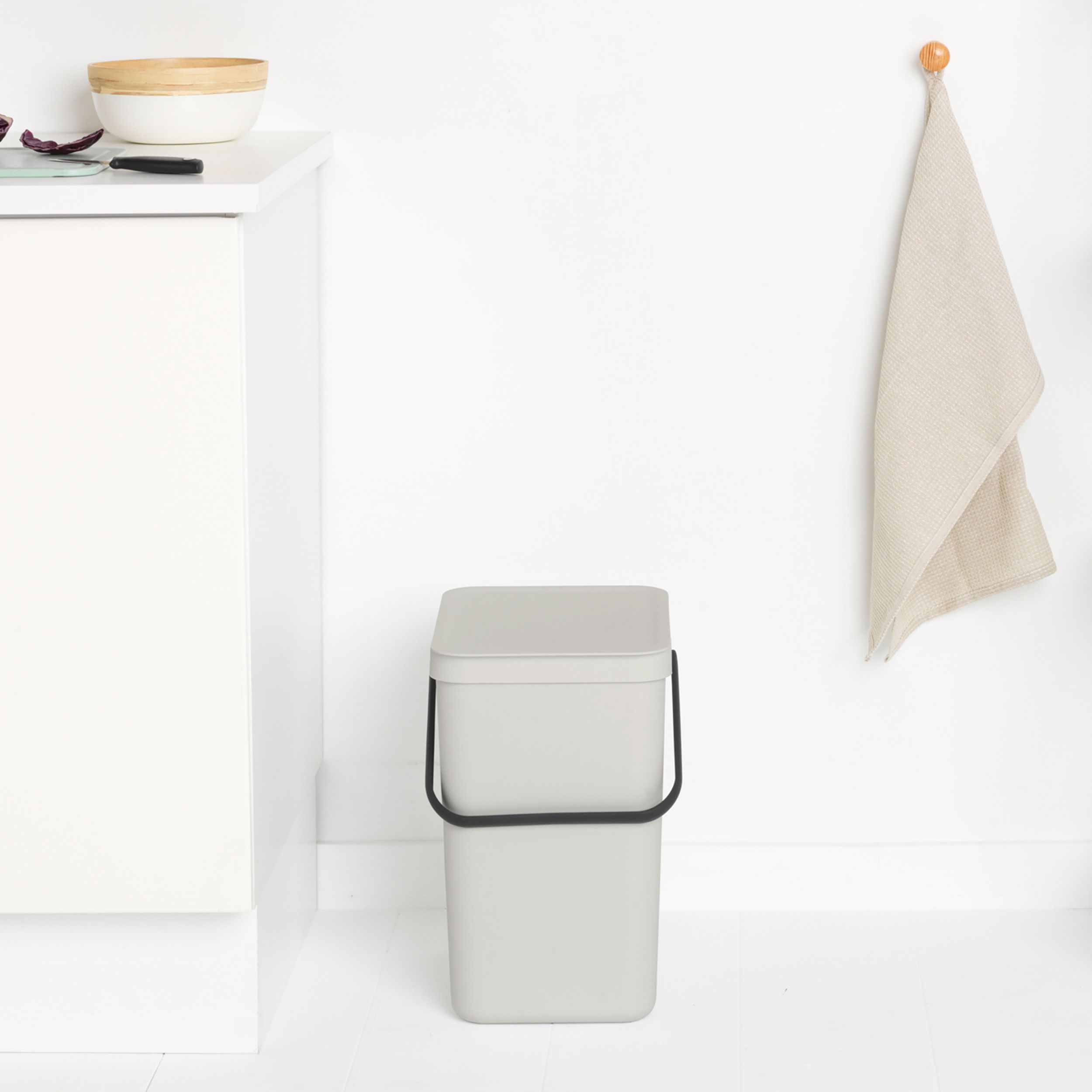 Brabantia Sort & Go Light Grey Recycling bin - 25L