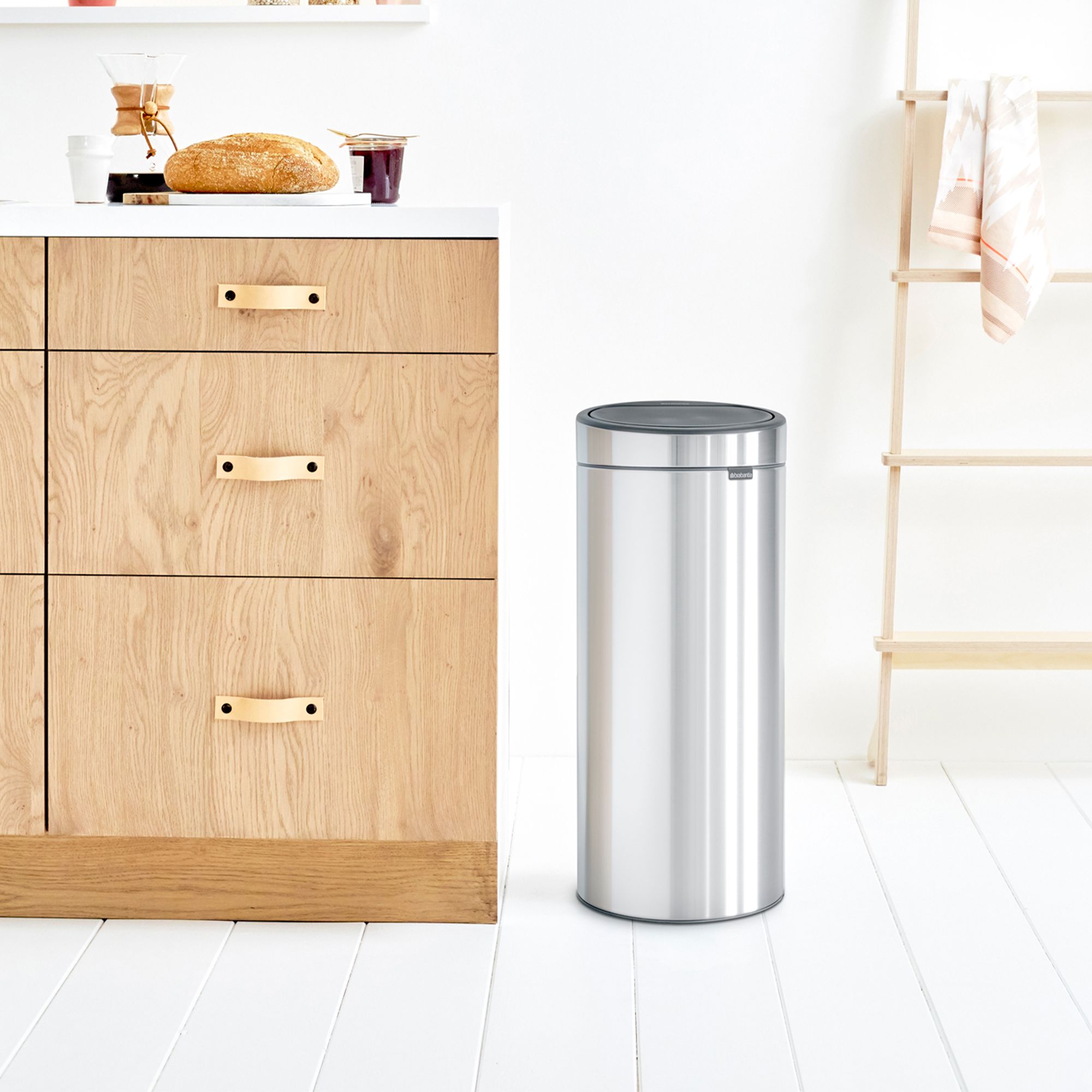 Brabantia Touch Bin Metallic effect Bin - 30L