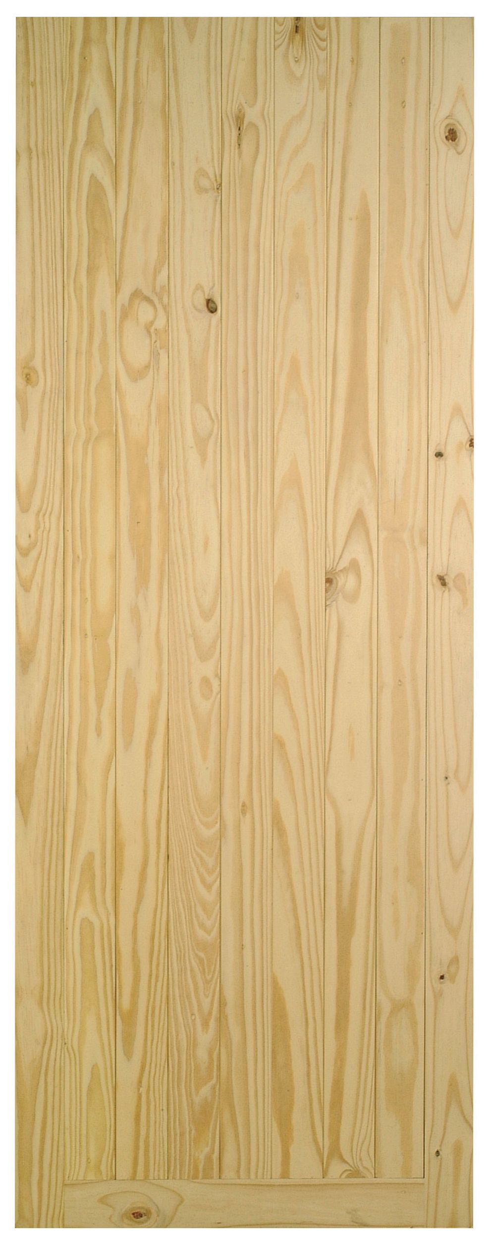 Braced, framed & ledged Wooden External Side Back door, (H)1981mm (W)762mm