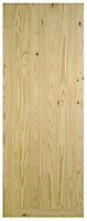 Braced, framed & ledged Wooden External Side Back door, (H)1981mm (W)838mm