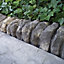 Bradstone Ancestry Traditional Single sided Grey Paving edging (H)160mm (T)125mm, Pack of 30