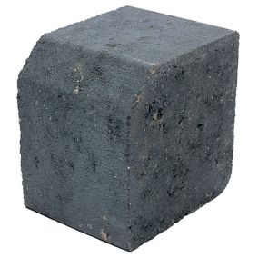 Bradstone Charcoal Block kerb (L)100mm (W)125mm (T)125mm, Pack of 288