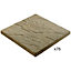 Bradstone Derbyshire Cream Reconstituted stone Paving slab, 15.39m² (L)450mm (W)450mm Pack of 76