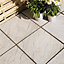 Bradstone Derbyshire Grey Reconstituted stone Paving slab, 15.39m² (L)450mm (W)450mm Pack of 76