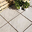 Bradstone Derbyshire Grey Reconstituted stone Paving slab (L)450mm (W)450mm Pack of 76