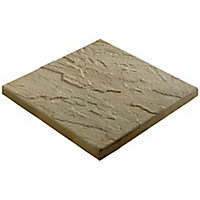 Bradstone Derbyshire Moorland cream Reconstituted stone Paving slab, 0.2m² (L)450mm (W)450mm