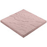 Bradstone Derbyshire Terracotta Reconstituted stone Paving slab (L)450mm (W)450mm Pack of 76