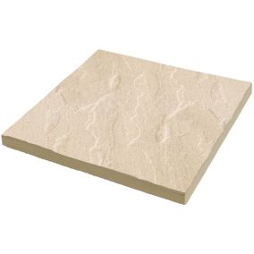 Bradstone Fossil Buff Sandstone Paving slab, 15.5m² (L)900mm (W)600mm Pack of 25