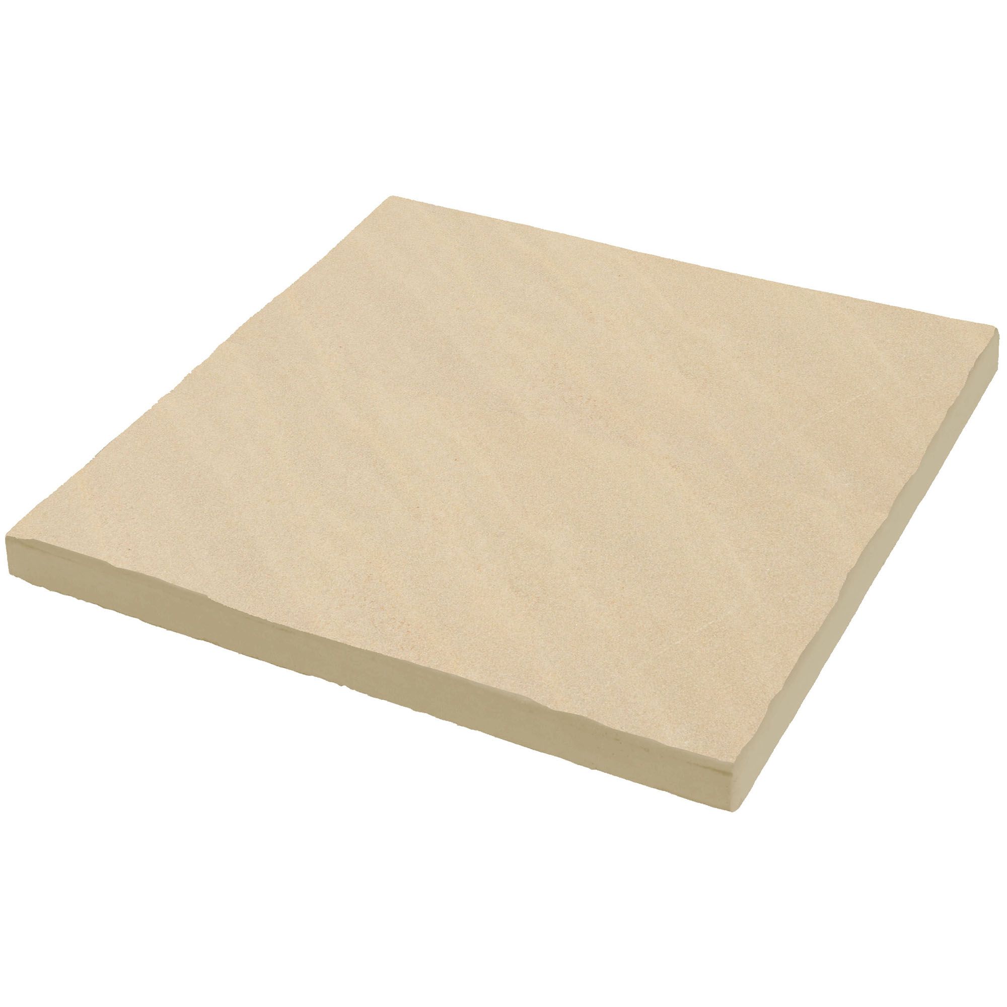 Bradstone Fossil Buff Sandstone Paving slab, 8.15m² (L)300mm (W)300mm Pack of 85
