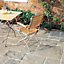 Bradstone Grey Reconstituted stone Paving slab, 13.5m² (L)600mm (W)450mm Pack of 48
