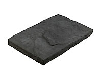 Bradstone Layered slate effect Dark grey Reconstituted stone Paving set, 6.7m² (L)2750mm (W)2450mm