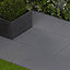 Bradstone Lisse Grey Reconstituted stone Paving slab, 7.68m² (L)600mm (W)400mm Pack of 32