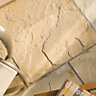 Bradstone Natural Sandstone Fossil buff Natural sandstone Paving slab, 0.36m² (L)600mm (W)600mm