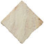 Bradstone Natural sandstone Fossil buff Sandstone Paving set, 15.3m² Pack of 48