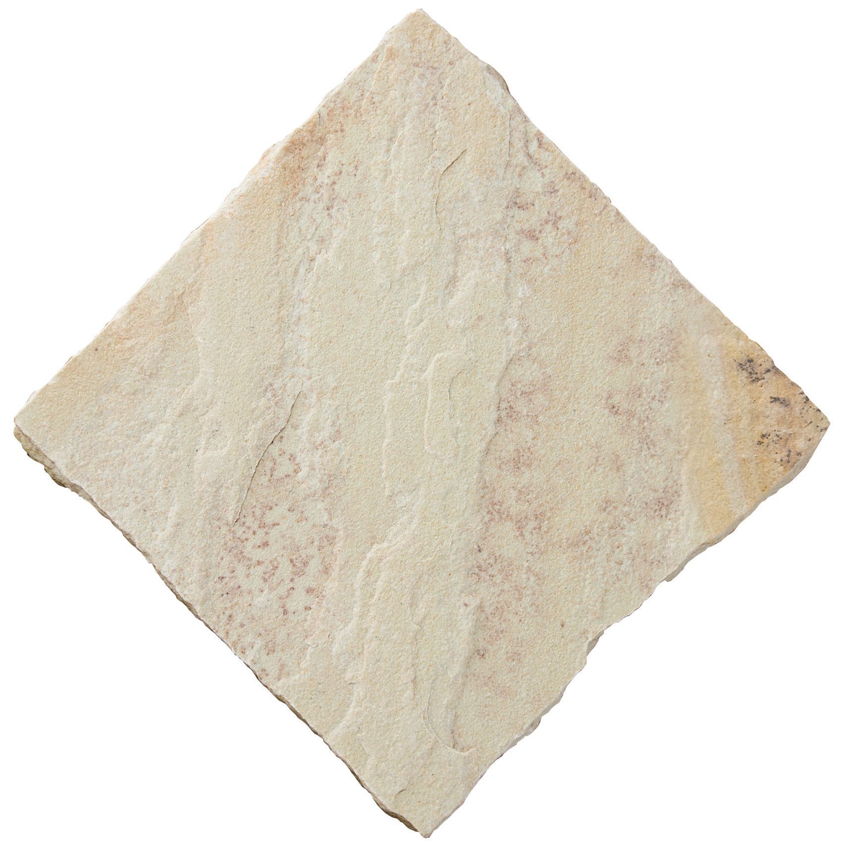 Bradstone Natural sandstone Fossil buff Sandstone Paving set, 15.3m² Pack of 48
