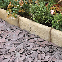 Bradstone Old Town Traditional Single sided Paving edging (H)200mm (T)50mm, Pack of 34