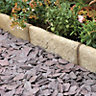 Bradstone Old Town Traditional Single sided Paving edging (H)200mm (T)50mm, Pack of 34