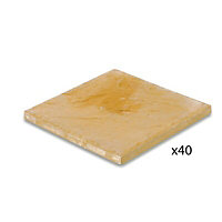 Bradstone Reconstituted stone Paving slab, 8.1m² (L)450mm (W)450mm Pack of 40