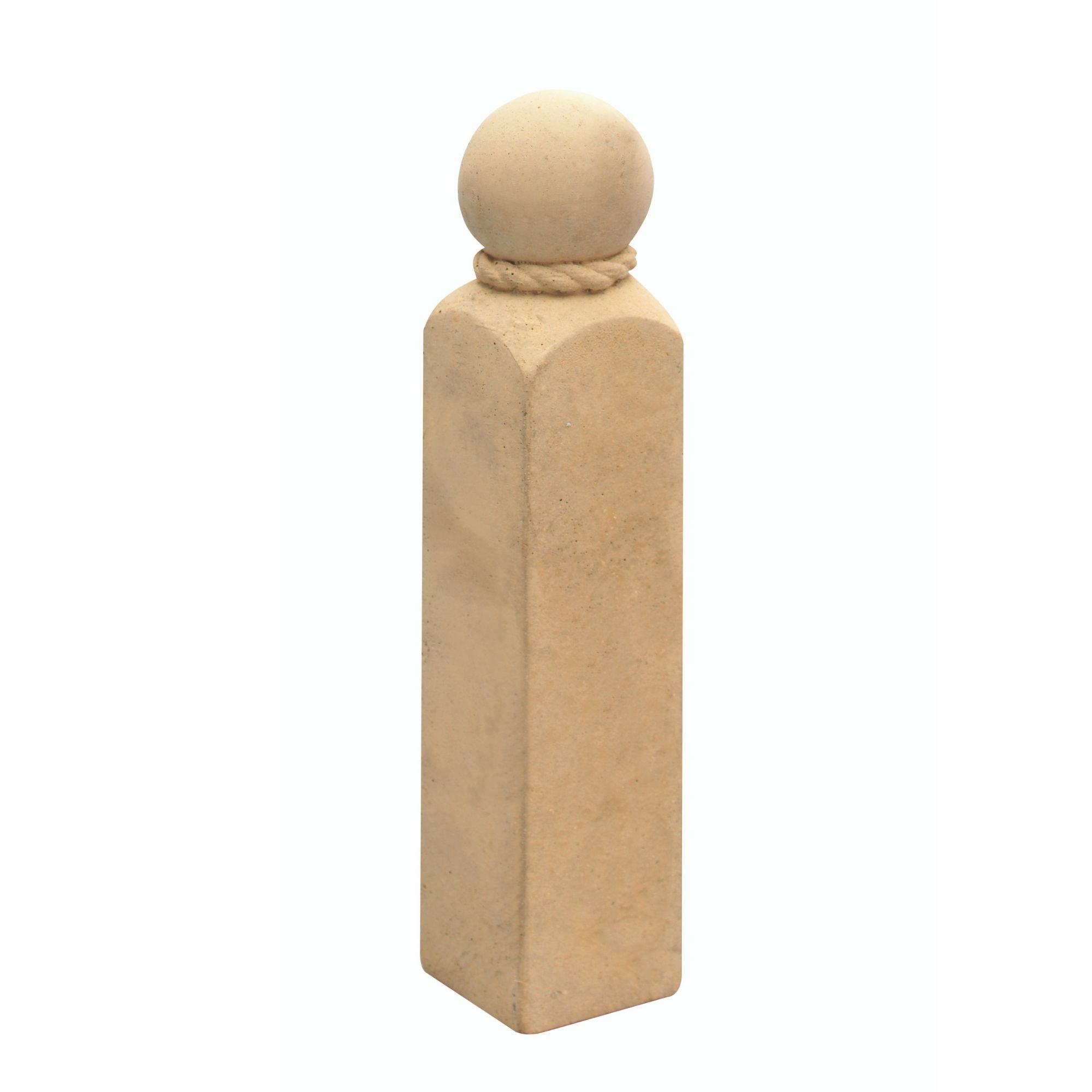 Bradstone Rustic rope top Cotswold Paving edging corner (H)250mm (T)50mm